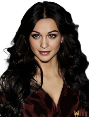  Lace Front Remy Human Black Color Long Length
