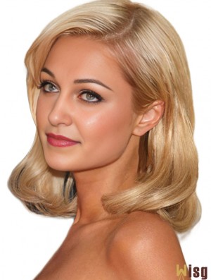 Paris Hilton Celebrity Wigs Remy Human Shoulder Length Wavy Style
