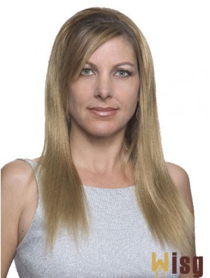 Straight 100% Hand-tied Blonde New Long Wigs