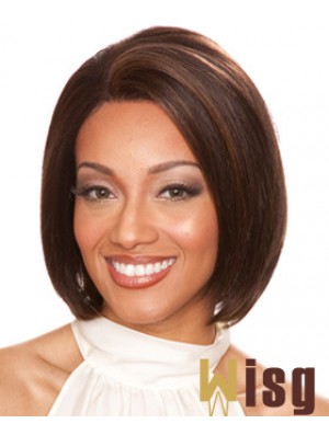 Human Hair Lace Fronts Chin Length Straight Style Bobs Cut