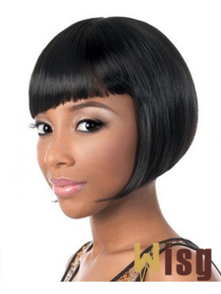Short Black Yaki Bobs New African American Wigs