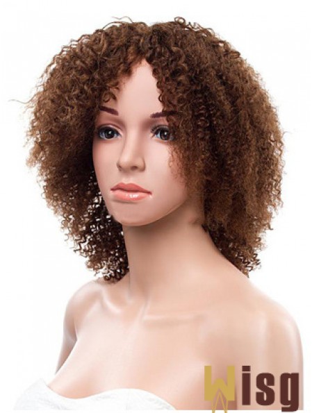 Short African American Hairstyles Remy Human Lace Front Brown Color