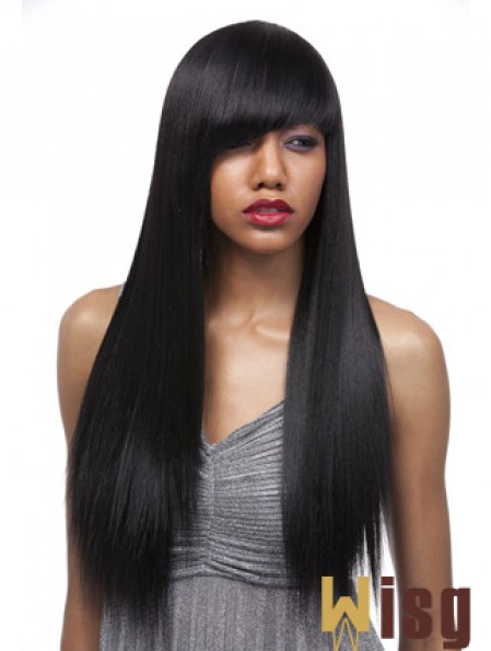 24 inch Black Lace Front Wigs For Black Women