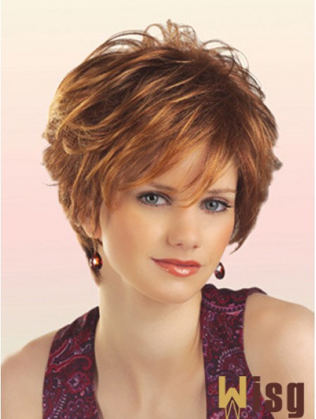 Cheap Synthetic Wigs With Capless Short Length Layered Cut