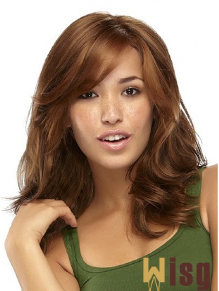 Realistic Synthetic Wigs With Capless Wavy Style Long Length