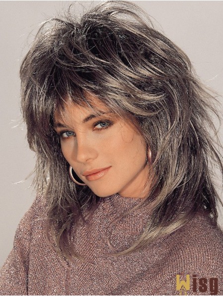 Straight Layered 16 inch Top Synthetic Wigs