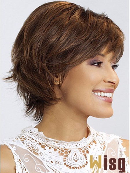 Wavy With Bangs 8 inch Stylish Short Wigs