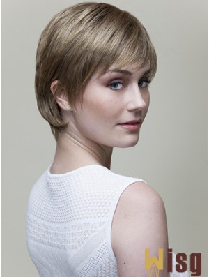 Straight With Bangs 6 inch Trendy Short Wigs