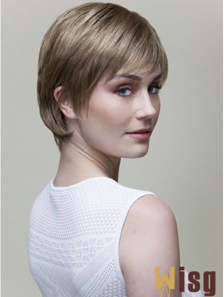 Straight With Bangs 6 inch Trendy Short Wigs