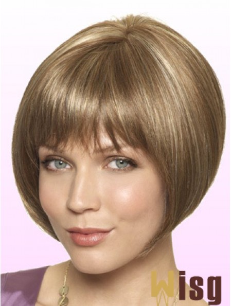 Lace Front Short Straight Blonde Style Bob Wigs