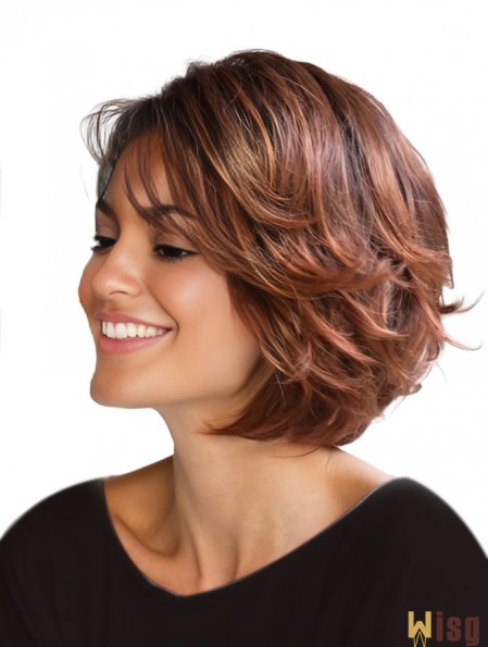 8 inch Short Capless Red Women's Bob Wigs