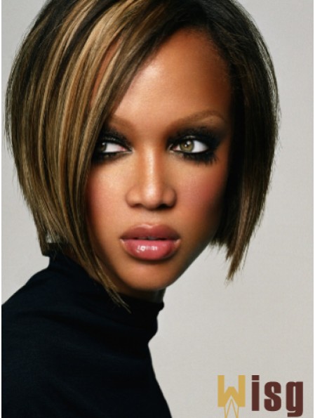 Ombre/2 Tone Straight Bobs Lace Front 10 inch Fashion Tyra Banks Wigs
