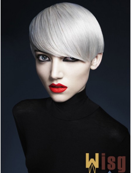 Lace Front Boycuts Short Straight 8 inch Good Fashion Wigs