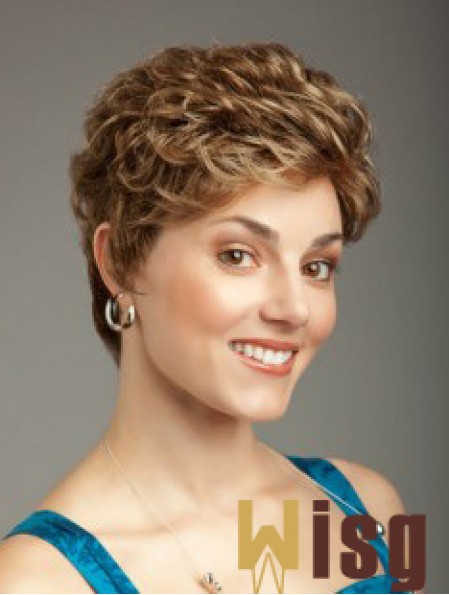 Wavy Blonde Fabulous Cropped Classic Wigs