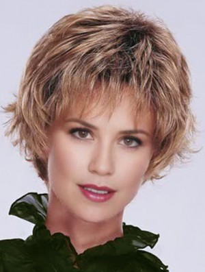 Wavy Layered 6 inch Popular Short Wigs